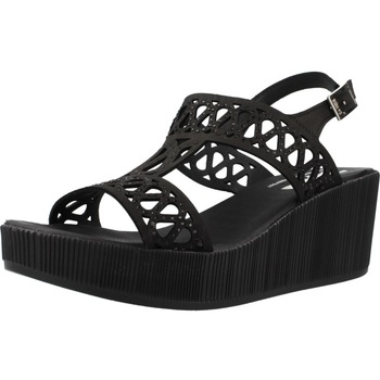 Schuhe Damen Sandalen / Sandaletten 24 Hrs 26484 Schwarz