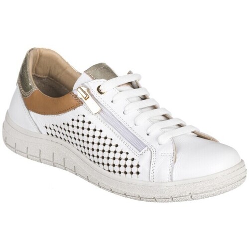 Schuhe Damen Sneaker Low 48 Horas MOCCASINS  3502 Weiss