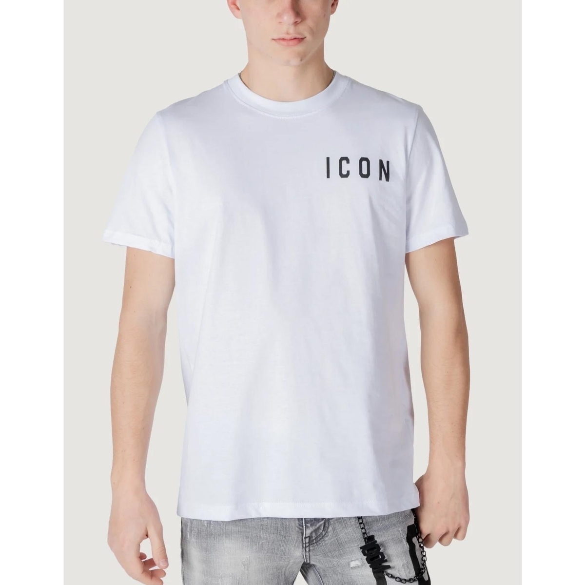 Kleidung Herren T-Shirts & Poloshirts Icon  Weiss