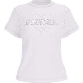 Kleidung Damen Kurze Kleider Guess  Weiss