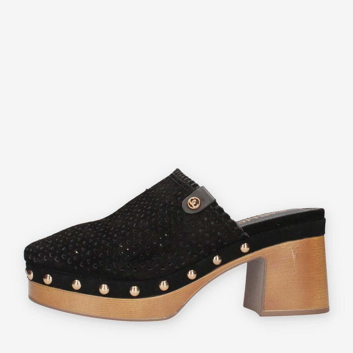 Schuhe Damen Pantoletten / Clogs Carmela 162220-BLACK Schwarz