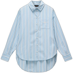 Kleidung Damen Hemden Napapijri Chemise manches longues femme  Nice Blau
