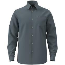 Kleidung Herren Langärmelige Hemden Napapijri Chemise manches longues  Linen Grau