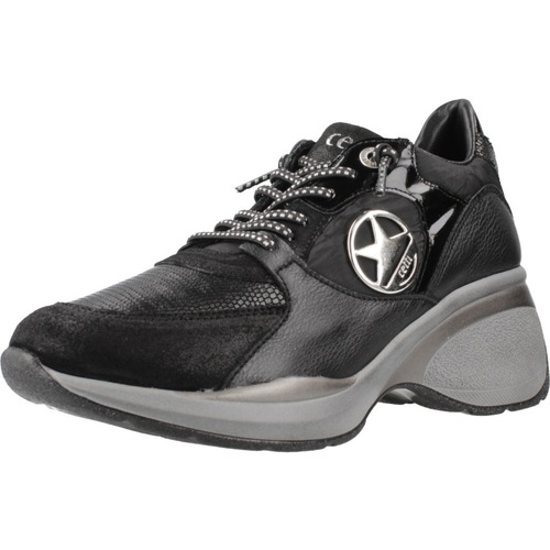 Schuhe Damen Sneaker Cetti C1376SRA Schwarz