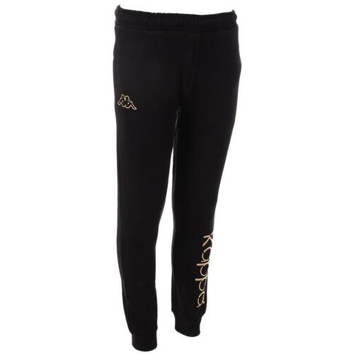 Kleidung Mädchen Jogginghosen Kappa 311N7SW-005 Schwarz