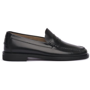 Schuhe Damen Slipper Soldini GLOSS NERO Schwarz