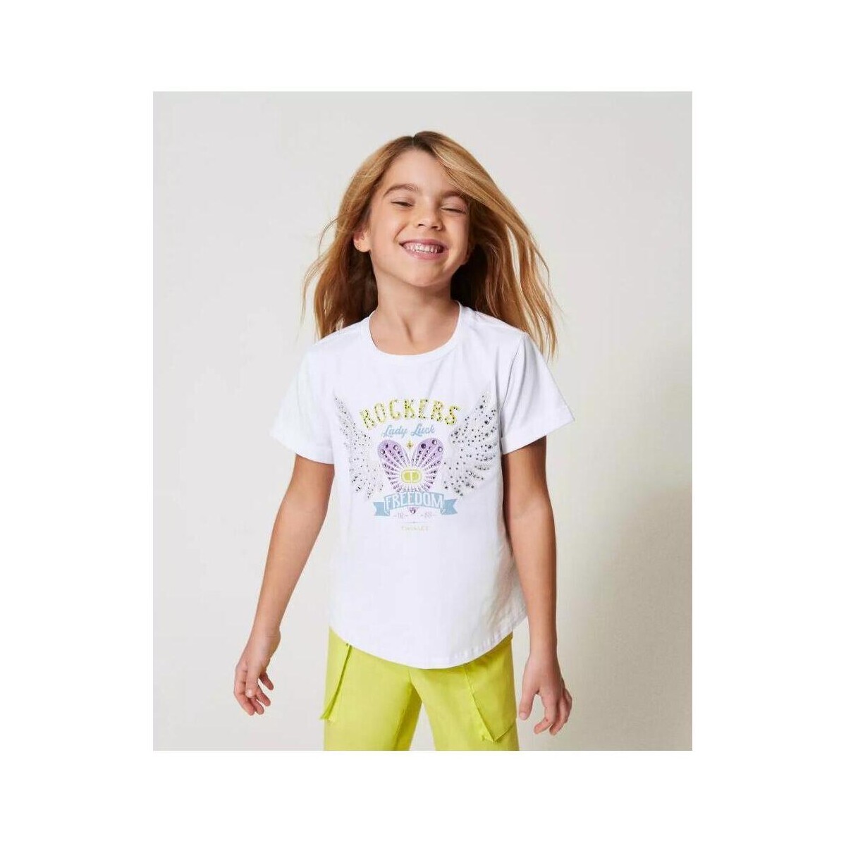 Kleidung Mädchen T-Shirts Twin Set 251GJ2482 Weiss