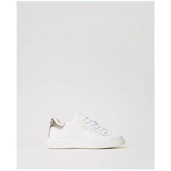 Schuhe Mädchen Sneaker Low Twin Set 251GCJ010 Weiss