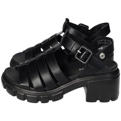 Schuhe Damen Sandalen / Sandaletten Refresh  Schwarz