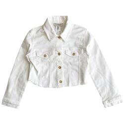 Kleidung Mädchen Jeansjacken Twin Set 251GJ2612 Weiss