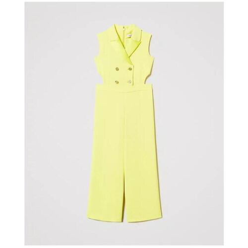 Kleidung Mädchen Overalls / Latzhosen Twin Set 251GJ2QN4 Gelb