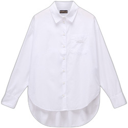 Kleidung Damen Hemden Napapijri Chemise manches longues femme  Nice Weiss
