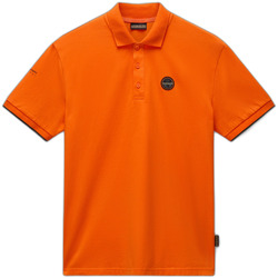 Kleidung Herren Polohemden Napapijri Polo  Badge Orange