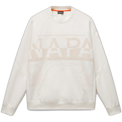 Kleidung Herren Sweatshirts Napapijri Sweatshirt  Anghiari Weiss
