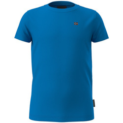 Kleidung Kinder T-Shirts Napapijri T-shirt enfant  Salis Blau