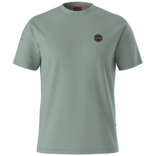 Kleidung Herren T-Shirts Napapijri T-shirt  Badge Grün