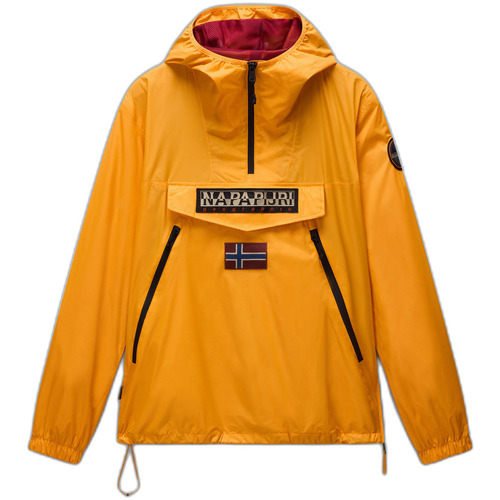 Kleidung Herren Windjacken Napapijri Veste imperméable  Rainforest Orange
