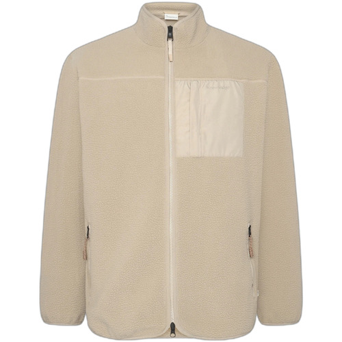Kleidung Herren Fleecepullover Knowledge Cotton Apparel Polaire zippée Beige