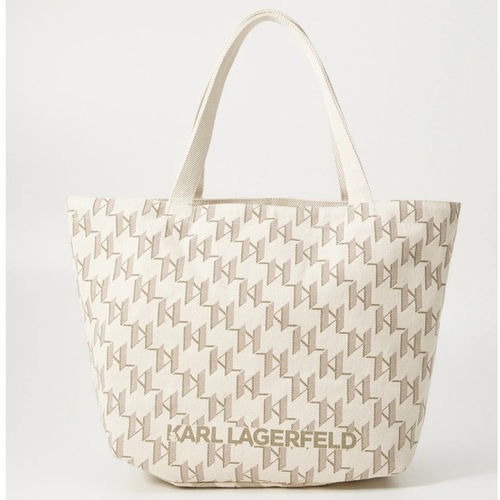 Karl Lagerfeld K MONOGRAM REVERSIBLE SHOP Beige