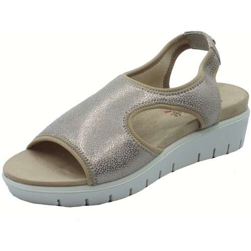 Schuhe Damen Sandalen / Sandaletten Enval 7790622 Planet Street Silbern