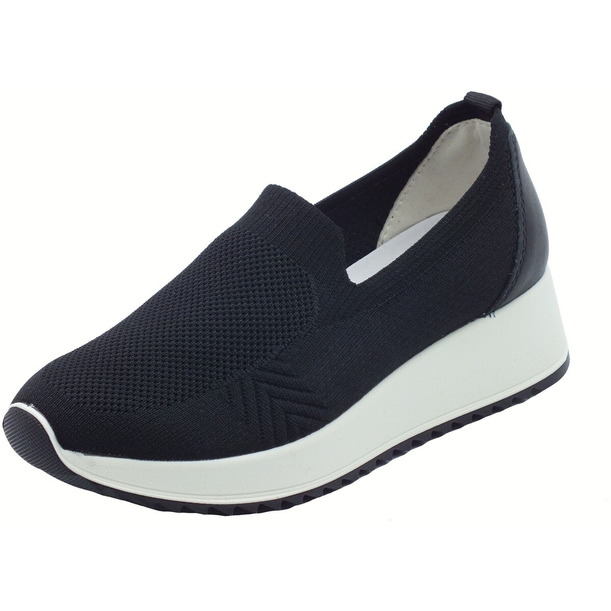 Schuhe Damen Slipper Enval 7771500 Recy Schwarz