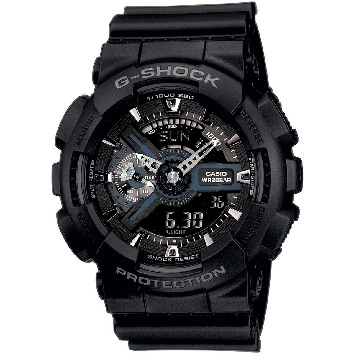 Uhren & Schmuck Herren Armbandühre Casio GA-110-1BER Schwarz