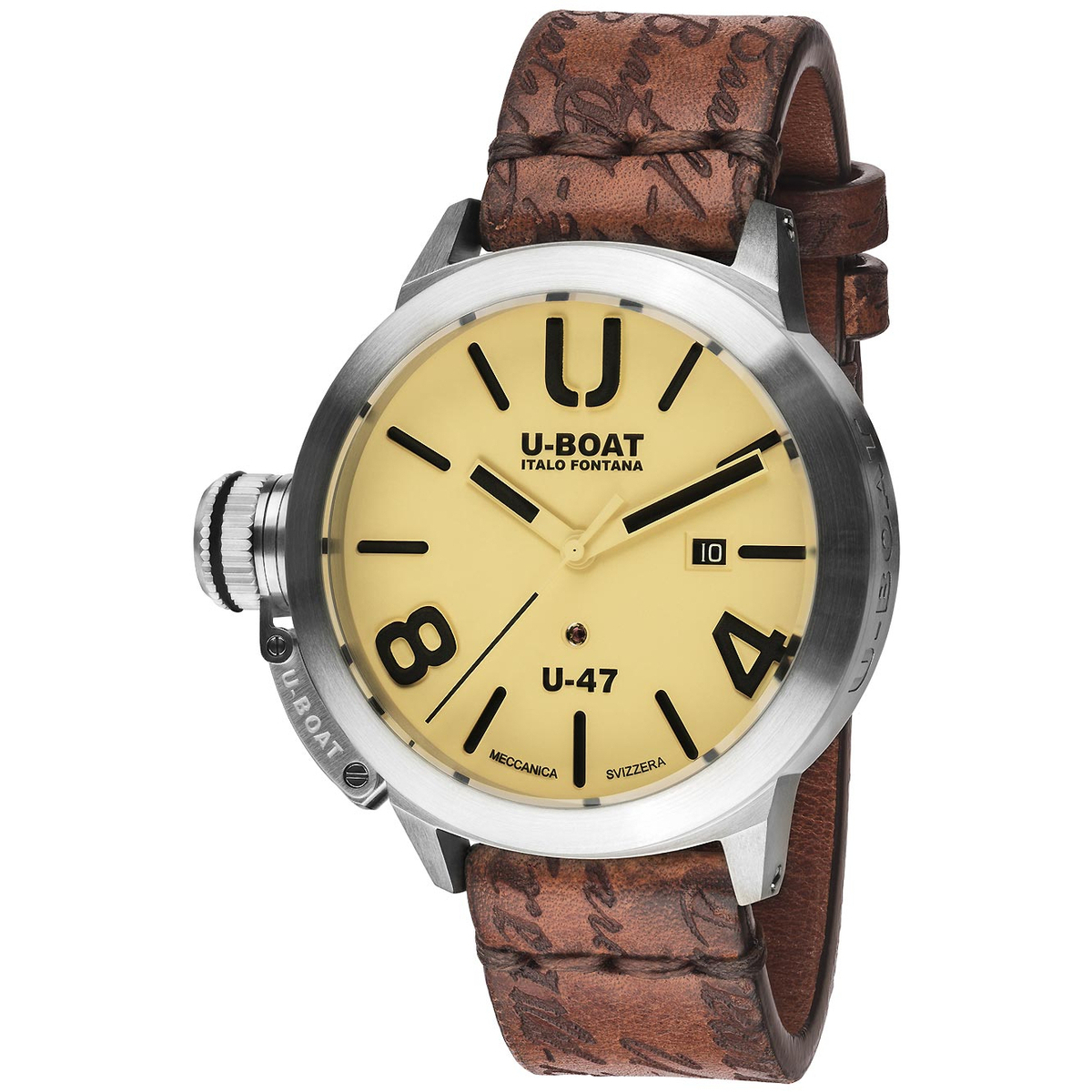 Uhren & Schmuck Herren Armbanduhren U-Boat 8106 Silbern