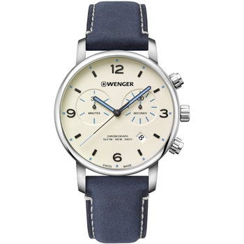 Uhren & Schmuck Herren Armbandühre Wenger 01.1743.119 Silbern