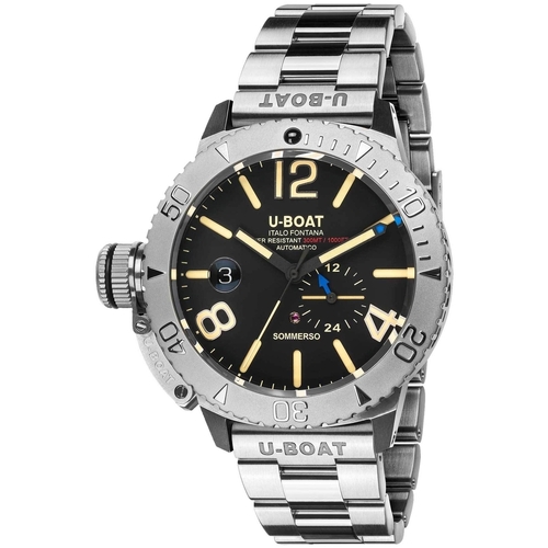Uhren & Schmuck Herren Armbanduhren U-Boat 9007/A/MT Silbern