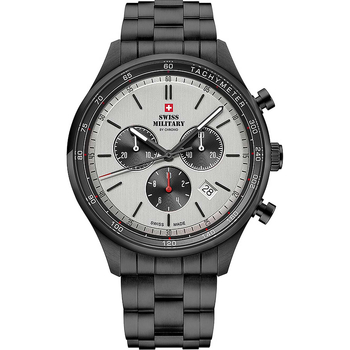 Uhren & Schmuck Herren Armbandühre Swiss Military By Chrono SM34081.05 Schwarz