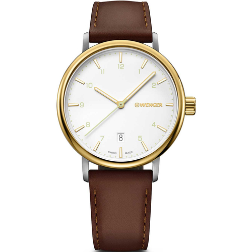 Uhren & Schmuck Herren Armbandühre Wenger 01.1731.118 Silbern