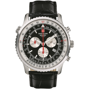 Uhren & Schmuck Herren Armbanduhren Swiss Alpine Military 7078.9537 Silbern