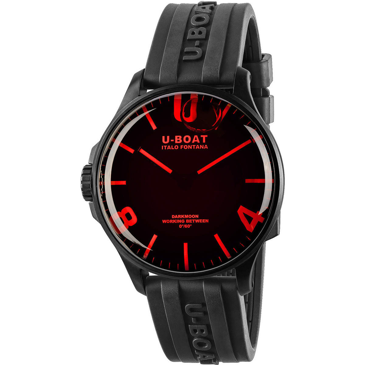 Uhren & Schmuck Herren Armbanduhren U-Boat 8466/C Schwarz