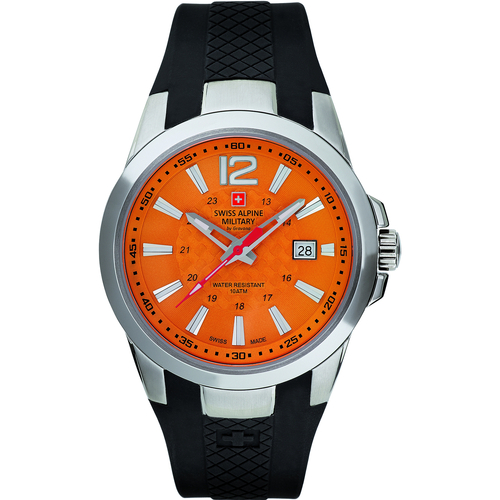 Uhren & Schmuck Herren Armbandühre Swiss Alpine Military 7058.1839 Silbern