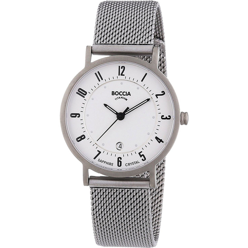 Uhren & Schmuck Damen Armbandühre Boccia 3296-02 Silbern