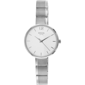 Uhren & Schmuck Damen Armbanduhren Boccia 3308-01 Silbern