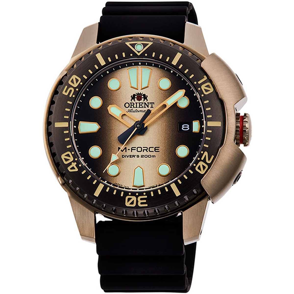 Uhren & Schmuck Herren Armbandühre Orient RA-AC0L05G00B Braun