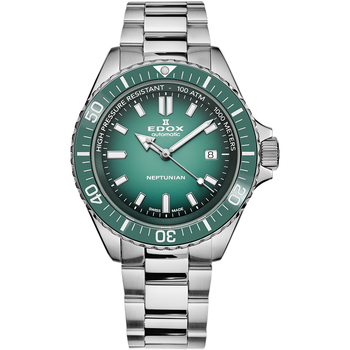 Uhren & Schmuck Herren Armbandühre Edox 80120-3VM-VDN1 Silbern