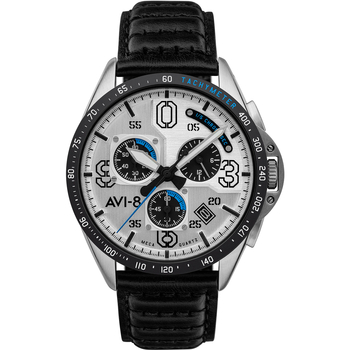 Uhren & Schmuck Herren Armbandühre Avi-8 AV-4077-01 Silbern