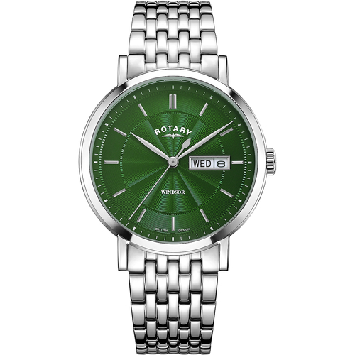 Uhren & Schmuck Herren Armbandühre Rotary GB05420/24 Silbern
