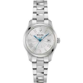 Uhren & Schmuck Damen Armbanduhren Bulova 96M162 Silbern