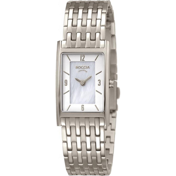 Uhren & Schmuck Damen Armbandühre Boccia 3212-07 Silbern