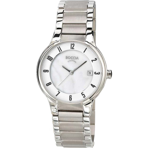 Uhren & Schmuck Damen Armbandühre Boccia 3301-01 Silbern