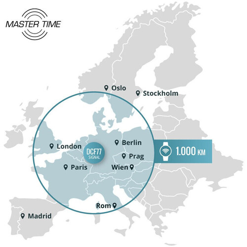 Master Time MTLA-10805-12L Silbern