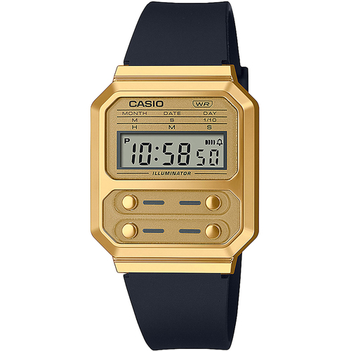 Uhren & Schmuck Armbandühre Casio A100WEFG-9AEF Gold