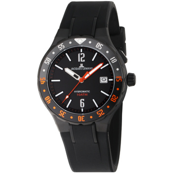 Uhren & Schmuck Herren Armbandühre Jacques Lemans 1-2109D Schwarz