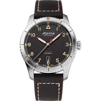 Uhren & Schmuck Herren Armbandühre Alpina AL-525BBG4S26 Silbern
