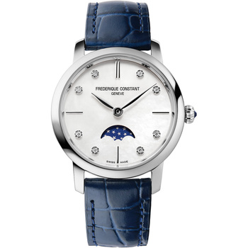 Uhren & Schmuck Damen Armbanduhren Frederique Constant FC-206MPWD1S6 Silbern