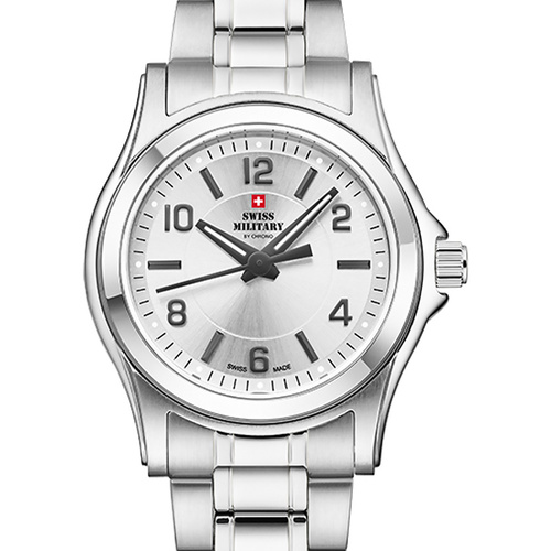 Uhren & Schmuck Damen Armbandühre Swiss Military By Chrono SM34003.22 Silbern
