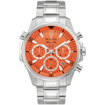 Uhren & Schmuck Herren Armbanduhren Bulova 96B395 Silbern